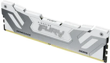 Memoria Kingston 24GB 8400Mt/S DDR5 Cl40 Cudimm Fury Renegade White Xmp - Kf584Cu40Rw-24