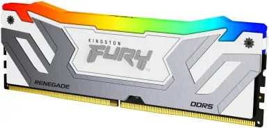 Memoria Kingston 24GB 8400Mt/S DDR5 Cl40 Cudimm Fury Renegade RGB White Xmp - Kf584Cu40Rwa-24