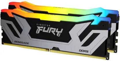 Memoria Kingston 48GB 8400Mt/S DDR5 Cl40 Cudimm (Kit Of 2) Fury Renegade RGB Silver Xmp - Kf584Cu40Rsak2-48