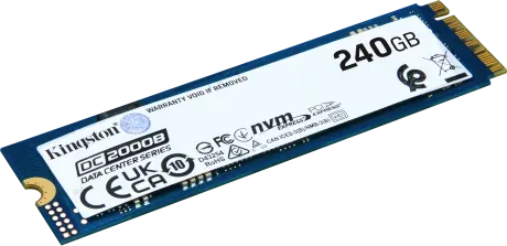 Kingston Technology 240G DC2000B PCIe 4.0 M.2 2280 Enterprise SSD (Sin disipador térmico)