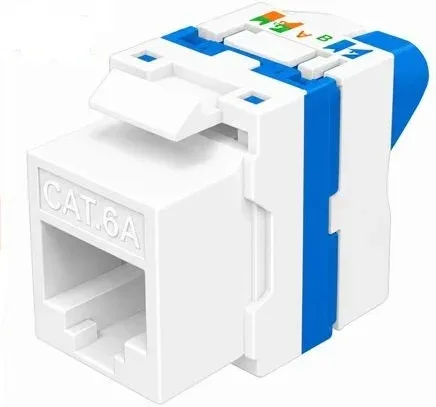 Conector keystone phasak rj45 cat. 6a utp crimpado rotativo
