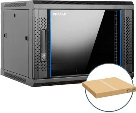 Armario Rack Mural Desmontado Phasak PHO 2012D/ 19"/ Altura 12U