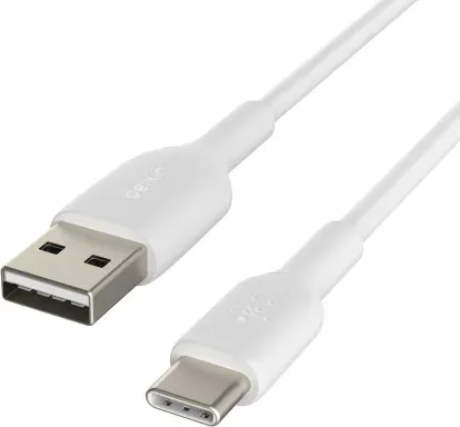 Belkin CAB001BT2MWH cable USB 2 m USB A USB C Blanco