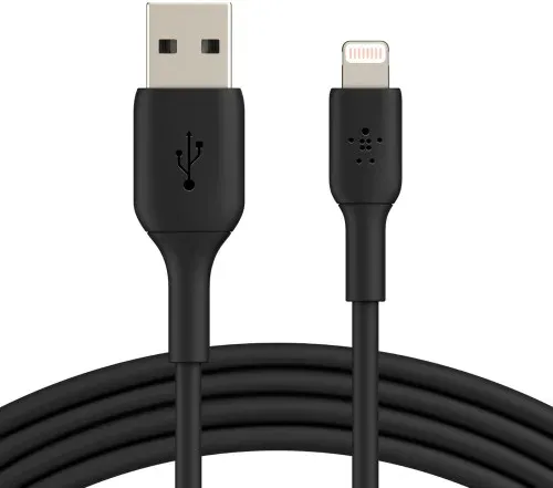 Belkin CAA001BT1MBK cable de conector Lightning 1 m Negro