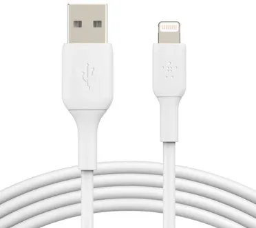 Belkin CAA001BT3MWH cable de conector Lightning 3 m Blanco