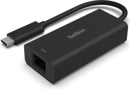 Belkin INC012BTBK base para portátil y replicador de puertos RJ-45 Negro