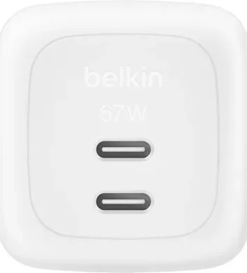 Belkin WCH020KQWH cargador de dispositivo móvil Universal Blanco Corriente alterna Carga rápida Interior