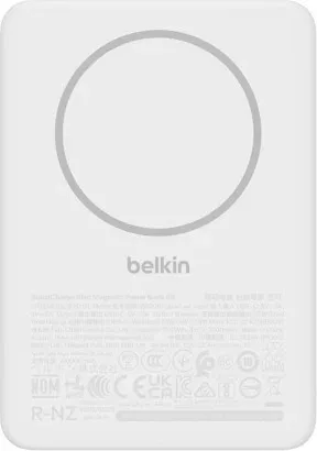 Belkin BPD010hqWH 5000 mAh Cargador inalámbrico Blanco