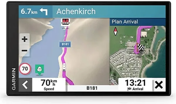 Garmin camper 795 - eu -  navegador GPS para caravana con pantalla brillante de 7'' - información de tráfico en tiempo real - voz y asistencia al conductor - color negro
