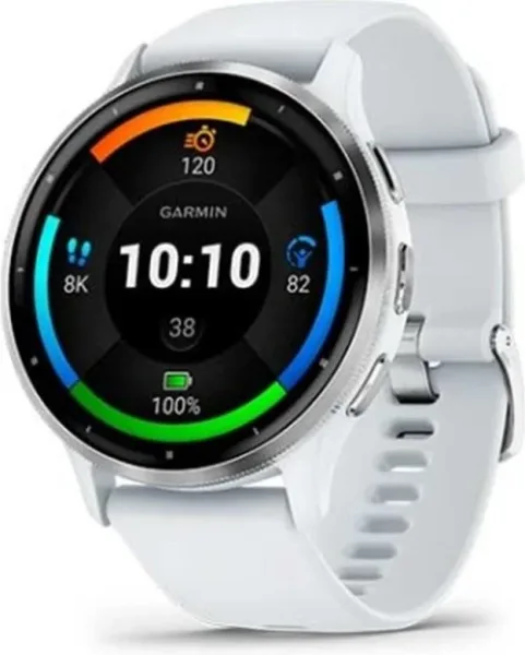 Garmin venu 3 - smartwatch premium con GPS - amoled - funciónes avanzadas de salud y forma física - más de 30 aplicaciónes deportivas - 14 días de autónomía - blanco