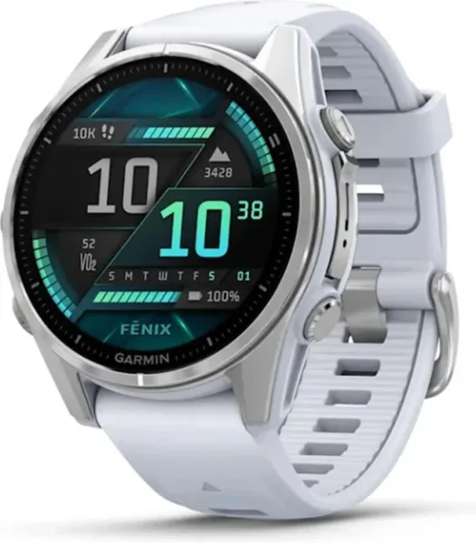 Smartwatch Garmin Fenix 8 Amoled 43Mm Acero Blanco