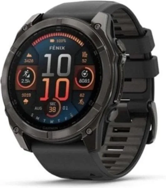 Smartwatch garmin fenix 8 amoled 51mm negro titanio