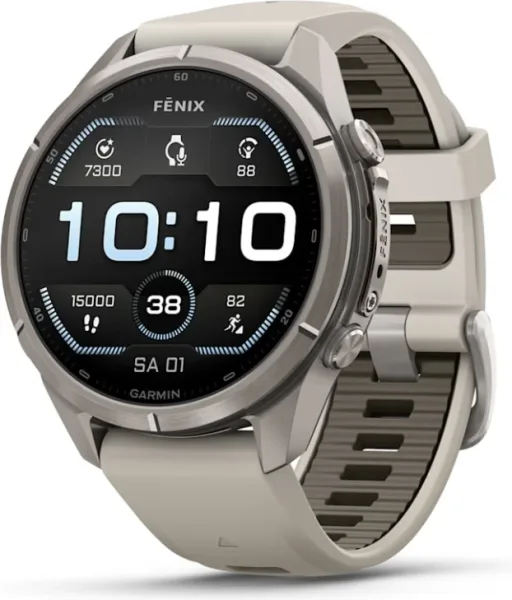Smartwatch Gamin Fenix 9 Pro 43Mm Amoled Titanium Grey Band