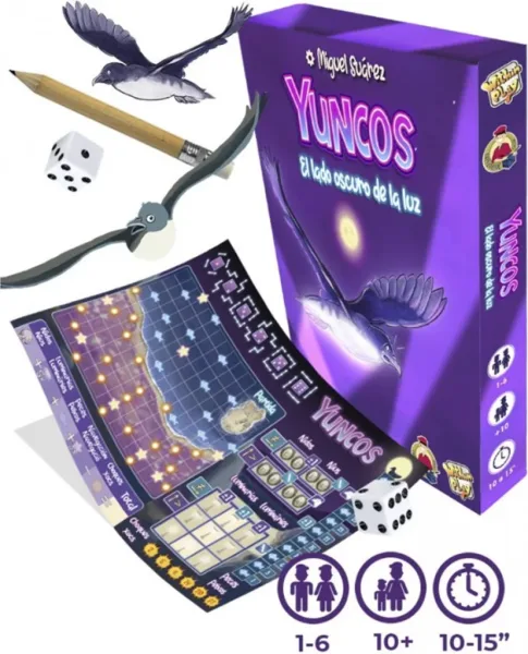 Juego de mesa yuncos el lado oscuro de la luz pegi 10