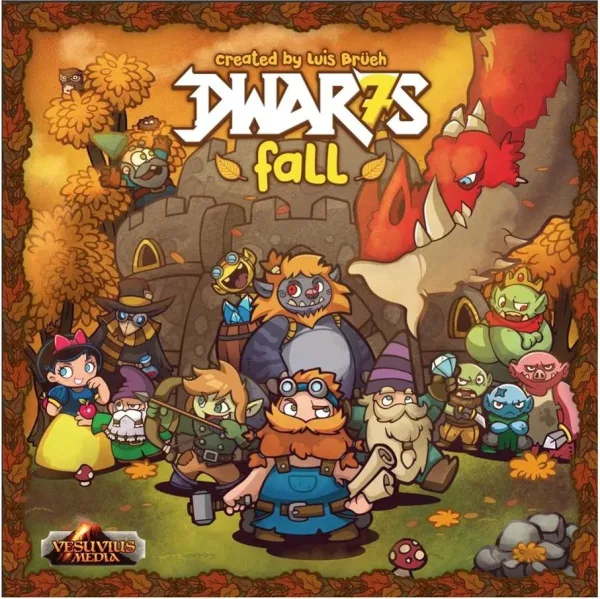 Juego de mesa dwar7s otoño edad recomendada 13 años idioma ingles