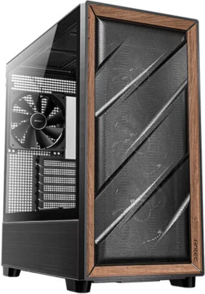 CAJA GAMING ANTEC FLUX E-ATX 2XUSB3.0 ,1XTYPE C 10GBPS S/F WOOD