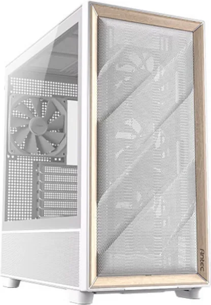 CAJA ANTEC FLUX ATX VENT 3X120MM 1X12OM REVERSE 1X140MM SIN FUENTE BLANCO