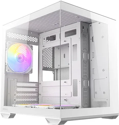 CAJA ANTEC CX60M ARGB MATX BLANCO 2XVENT REV 120 MM 1X120MM 2XUSB SN FUENTE