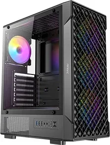 CAJA ANTEC VX-320 ATX 4 VENTILADORES ARGB NEGRA