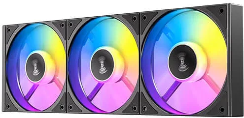 KIT 3 VENTILADORES AUXILIAR C120 A-RGB NEGRO ANTEC