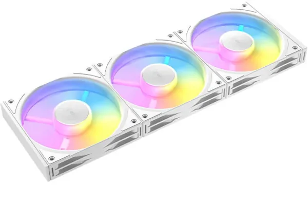 KIT 3 VENTILADORES AUXILIAR C120 A-RGB BLANCO ANTEC