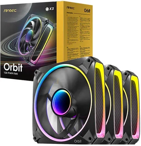 VENTILADOR UNIVERSAL ORBIT 120 A-RGB ANTEC