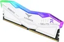 DDR5 Teamgroup T-Force Delta RGB 8GB X2 6000 Blanco LED
