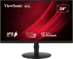 Monitor Viewsonic 23,8" Va2408-Hdj FHD IPS LED VGA HDMI Dp Ajus. Altura