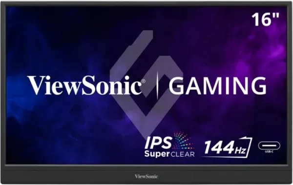 MONITOR VIEWSONIC VX1654 16"FHD IPS 144Hz mini HDMI 2XUSB type C speakers