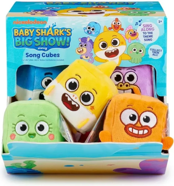 Peluches pequeños con sonidos wowwee baby shark 12 unidades