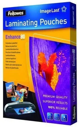 Fundas para Plastificar Fellowes 5306114/ A4/ 80 Micras/ 100 unidades