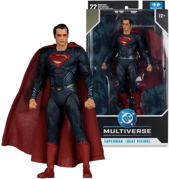 Figura mcfarlane toys DC universe batman v superman: dawn of justice superman heat version 18cm