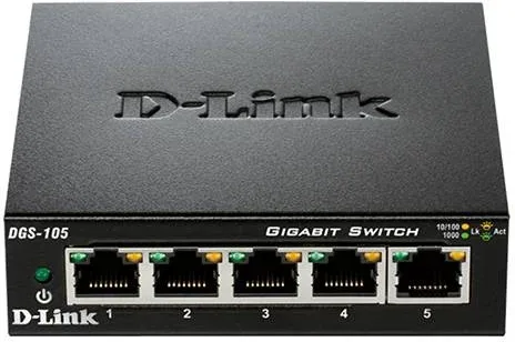 D-LINK SWITCH 5 PUERTOS 10/100/1Gbit METALICO IPTV