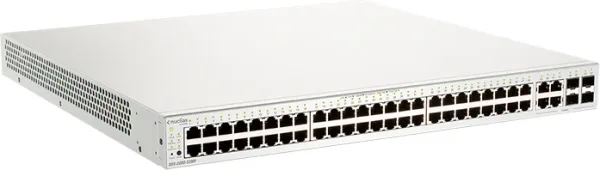 D-LINK SWITCH SMART NUCLIAS CLOUD 52 PUERTOS 10/100/1Gbit w/4 Gbit. SFP