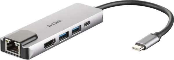 Hub d - link dub - m520 2 usb 3.1 hdmi rj45 usb tipo c