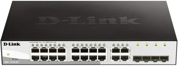 D-LINK SWITCH 20 PUERTOS 10/100/1Gbit w/4 Combo 1000BaseT/SFP