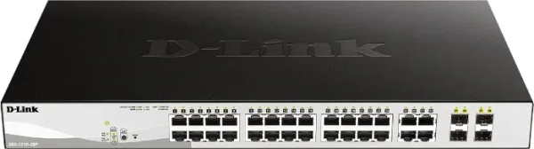 D-LINK SWITCH 28 PUERTOS 10/100/1Gbit w/2 Combo 1000BaseT/SFP PoE