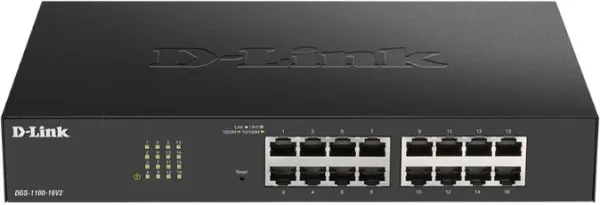 D-LINK SWITCH 16 PUERTOS 10/100/1Gbit EASYSMART
