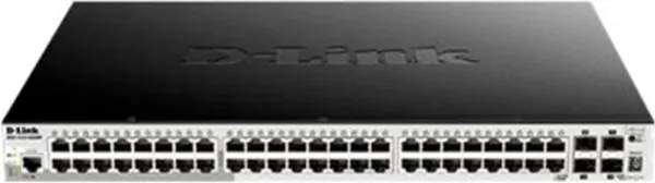 D-LINK SWITCH 48 PUERTOS 10/100/1Gbit +4 10 Gbit SFP+  PoE+