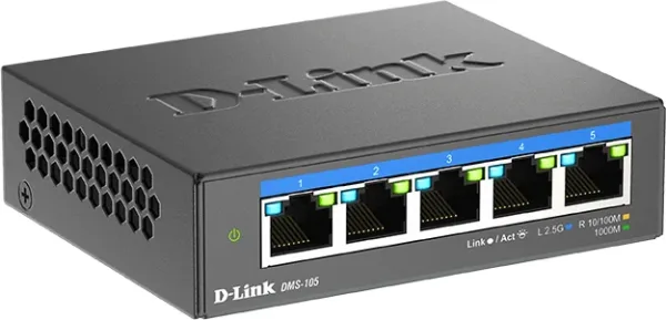 D-LINK SWITCH 5 PUERTOS 10/100/1Gbit/2.5G MULTI-GIGABIT