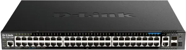 D-LINK SWITCH 52 PUERTOS 1Gbit w/4 2.5Base-T + 2 10 Gbit ETH +2 10 Gbit SFP+ PoE