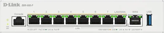 D-LINK ROUTER VPN SWITCH 8 PUERTOS 1 GbE/2.5 GbE