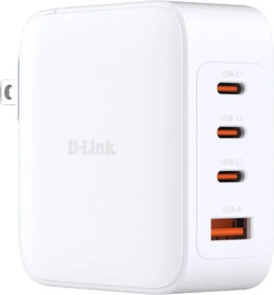 D-LINK CARGADOR PARED GaN 3xUSB-C + USB-A 100W