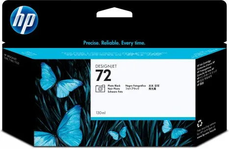 HP Cartucho de tinta 72 negro fotográfico de 130 ml