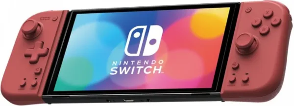Splitpad hori compact rojo melocoton para nintendo switch