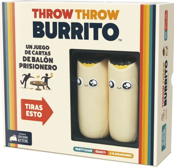 Juego de mesa asmodee throw throw burrito pegi 7
