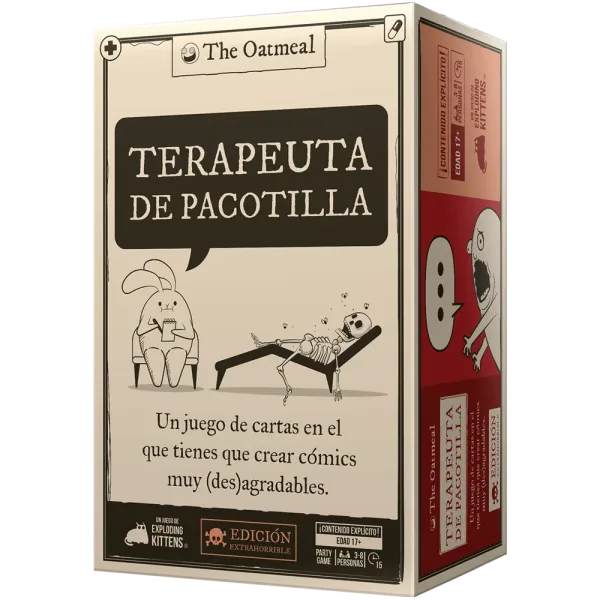 Juego de mesa terapeuta de pacotilla