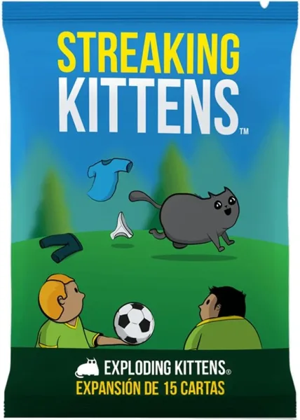 Juego de mesa pack expansion exploding kittens streaking kittens pegi 7