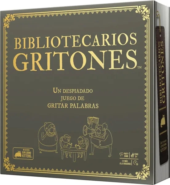 Juego de mesa bibliotecarios gritones edad recomendada 7 años