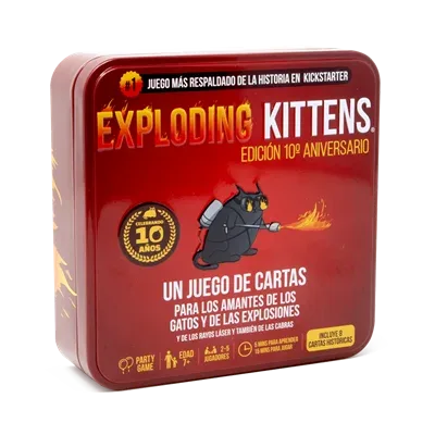 Juego de mesa exploding kittens 10 aniversario